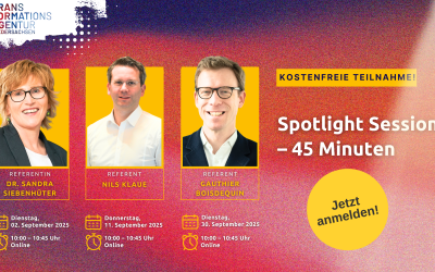 Jetzt kostenfrei anmelden: Fortführung der Spotlight-Sessions – kompakt, praxisnah und inspirierend!