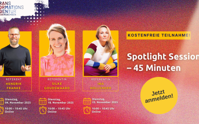 Jetzt geht’s in die dritte Runde: Unsere kostenfreien Spotlight Sessions gehen weiter!