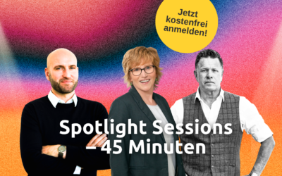 15 neue Termine für 2026: Unsere kostenfreien Spotlight Sessions gehen weiter!